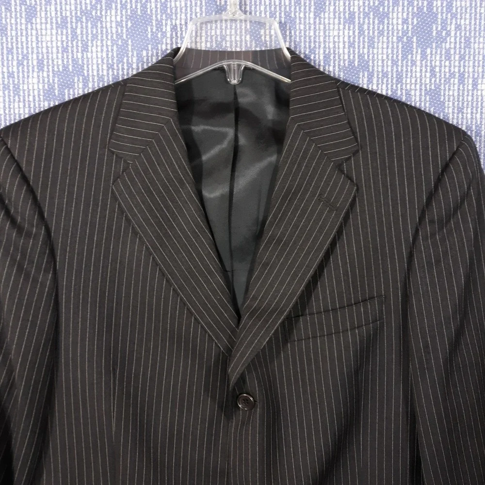 Daniel Cremieux Loro Piana Blazer Suit Jacket Mens Size 42 R Wool Black 3-Button